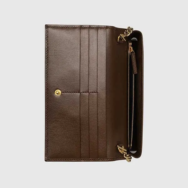 Túi Đeo Chéo Nữ Gucci Horsebit 1955 Wallet On Chain 621892 92TCG 8563 Màu Be - Túi xách - Vua Hàng Hiệu