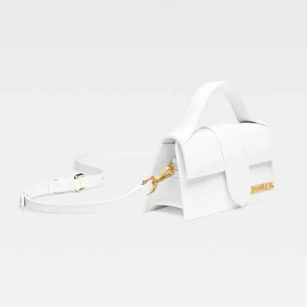 Túi Đeo Chéo Nữ Jacquemus Le Bambino White Small Crossbody Strap Màu Trắng - Túi xách - Vua Hàng Hiệu