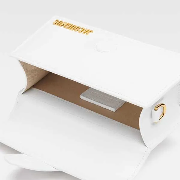 Túi Đeo Chéo Nữ Jacquemus Le Bambino White Small Crossbody Strap Màu Trắng - Túi xách - Vua Hàng Hiệu