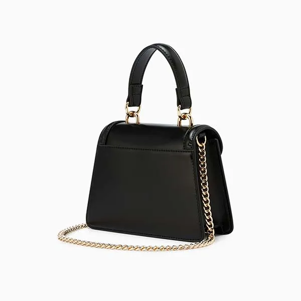 Túi Đeo Chéo Nữ Lyn Carrie Top Handle Handbag - Black LL25FBF019 Màu Đen - Túi xách - Vua Hàng Hiệu
