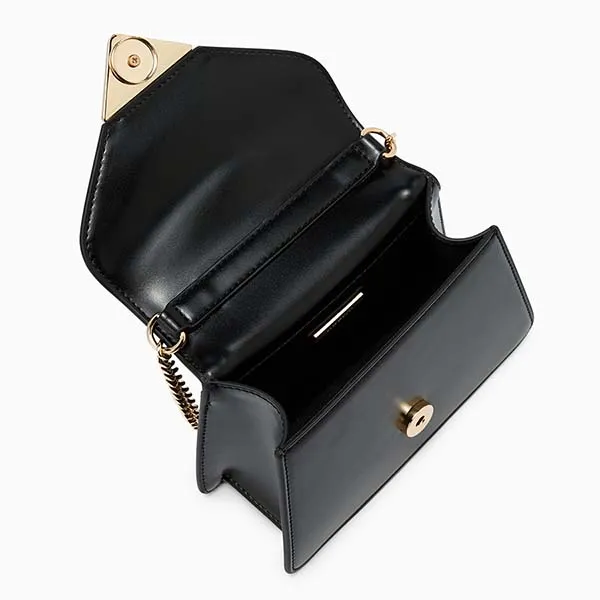 Túi Đeo Chéo Nữ Lyn Carrie Top Handle Handbag - Black LL25FBF019 Màu Đen - Túi xách - Vua Hàng Hiệu