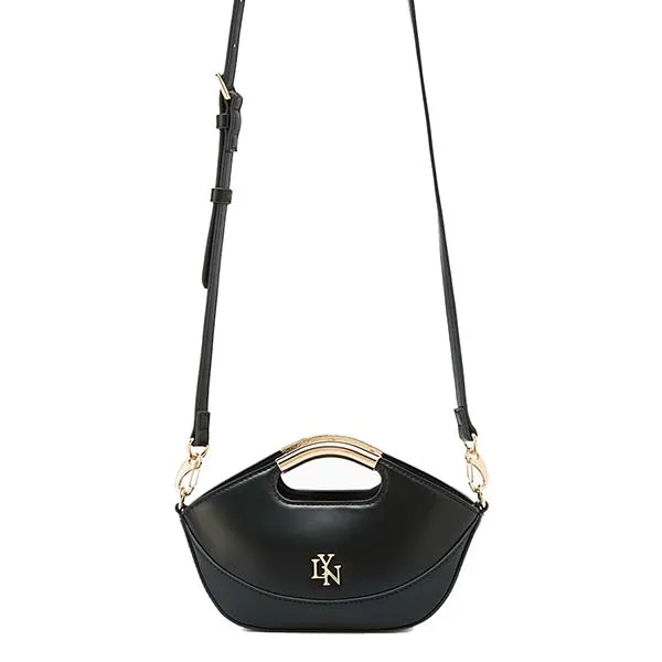 Túi Đeo Chéo Nữ Lyn Chamomine Handle Handbag - Black LL25FBT638 Màu Đen - Túi xách - Vua Hàng Hiệu