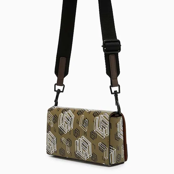Túi Đeo Chéo Nữ Lyn Dune Montage S Crossbody Bag - Green LL25FBM669 Màu Xanh Green - Túi xách - Vua Hàng Hiệu