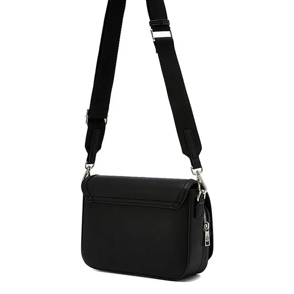 Túi Đeo Chéo Nữ Lyn Dune Scape Messenger Crossbody Bag - Black LL25FBM661 Màu Đen - Túi xách - Vua Hàng Hiệu