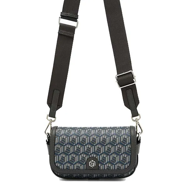 Túi Đeo Chéo Nữ Lyn Dune Scape S Crossbody Bag - Dark Grey LL25FBM659 Màu Xanh Xám - Túi xách - Vua Hàng Hiệu