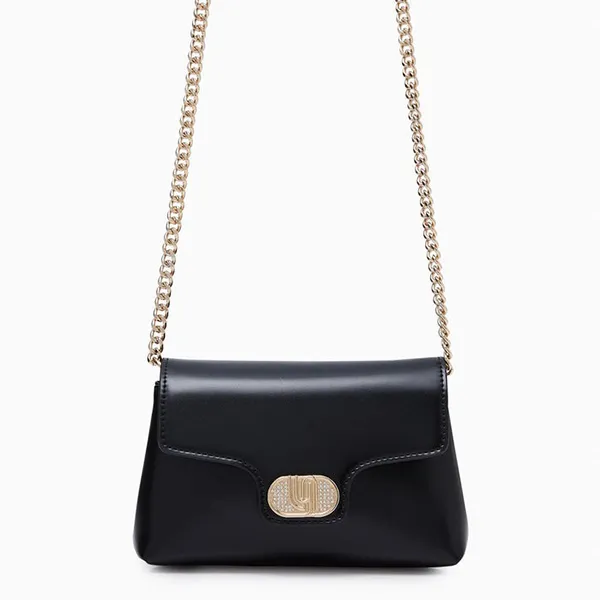 Túi Đeo Chéo Nữ Lyn Flashy Infinite Crossbody Bag Black LL25CBM232 Màu Đen - Túi xách - Vua Hàng Hiệu
