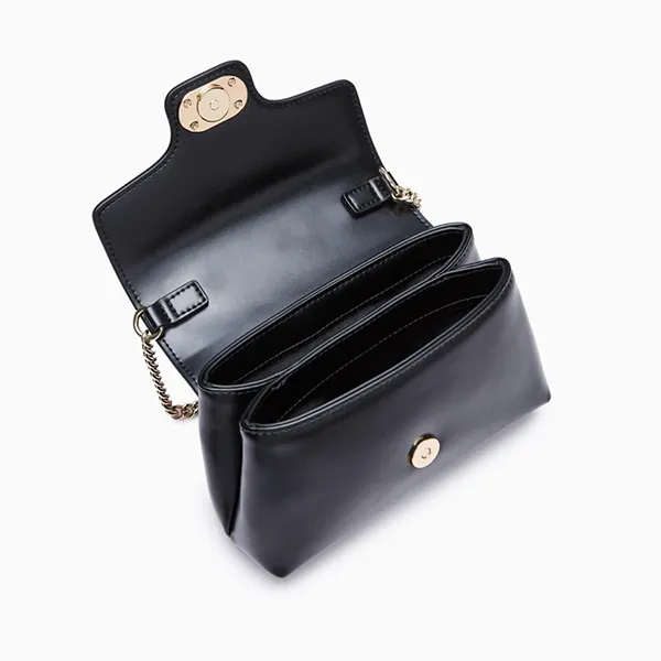 Túi Đeo Chéo Nữ Lyn Flashy Infinite Crossbody Bag Black LL25CBM232 Màu Đen - Túi xách - Vua Hàng Hiệu