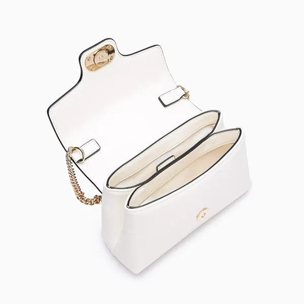 Túi Đeo Chéo Nữ Lyn Flashy Infinite Crossbody Bag Ivory LL25CBM232 Màu Trắng Ngà - Túi xách - Vua Hàng Hiệu