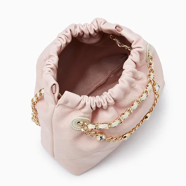 Túi Đeo Chéo Nữ Lyn Fontia Ime Mini Crossody Bag Pink LL25CBF964 Màu Hồng - Túi xách - Vua Hàng Hiệu