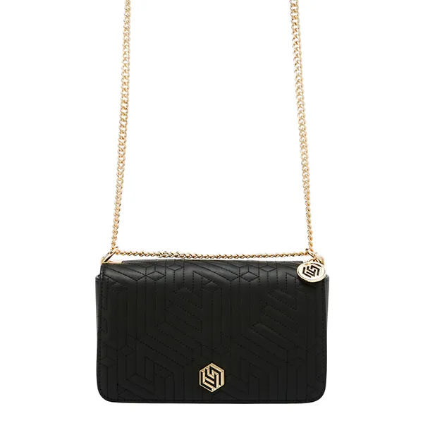 Túi Đeo Chéo Nữ Lyn Giselle M Crossbody Bag Black LL25FBM635 Màu Đen - Túi xách - Vua Hàng Hiệu