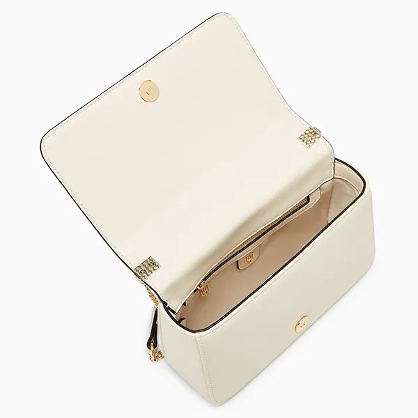 Túi Đeo Chéo Nữ Lyn Giselle M Crossbody Bag Ivory LL25FBM635 Màu Kem - Túi xách - Vua Hàng Hiệu