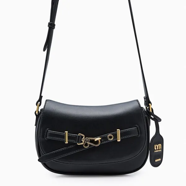 Túi Đeo Chéo Nữ Lyn Jane Crossbody Bag Black LL25CBF111 Màu Đen - Túi xách - Vua Hàng Hiệu