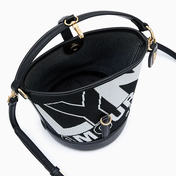 Túi Đeo Chéo Nữ Lyn Jayla Bucket Bag Black Variation 2 L25FBWB015 Màu Đen - Túi xách - Vua Hàng Hiệu