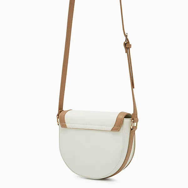 Túi Đeo Chéo Nữ Lyn Junni Crossbody Bag Ivory LL25CBF023 Màu Trắng - Túi xách - Vua Hàng Hiệu