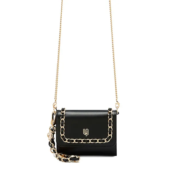 Túi Đeo Chéo Nữ Lyn Mika Infinite Short Wallet - Black LL25FWM010 Màu Đen - Túi xách - Vua Hàng Hiệu
