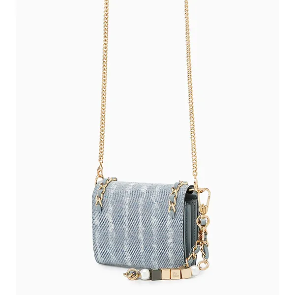 Túi Đeo Chéo Nữ Lyn Mika Infinite Short Wallet - Light Blue LL25FWM022 Màu Xanh Blue - Túi xách - Vua Hàng Hiệu