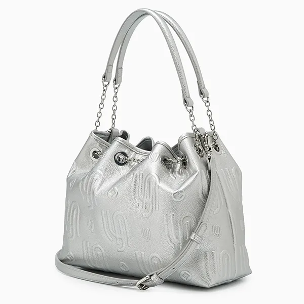 Túi Đeo Chéo Nữ Lyn Noel M Shoulder Bag Silver LL25FBM610 Màu Bạc - Túi xách - Vua Hàng Hiệu