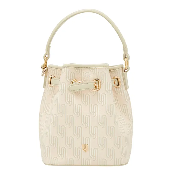 Túi Đeo Chéo Nữ Lyn Noel Mini Bucket Bag Light Printed Pink LL25FBM613 Màu Hồng Kem - Túi xách - Vua Hàng Hiệu