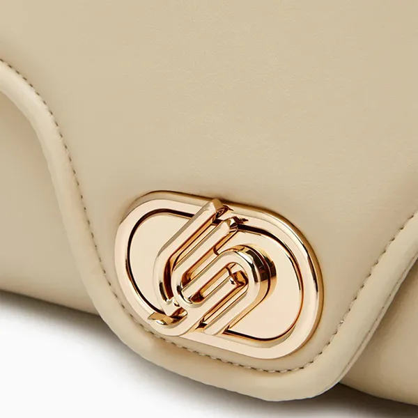 Túi Đeo Chéo Nữ Lyn Nyxia Infinite Puffy Crossbody Bag Beige LL25CBM259 Màu Be - Túi xách - Vua Hàng Hiệu