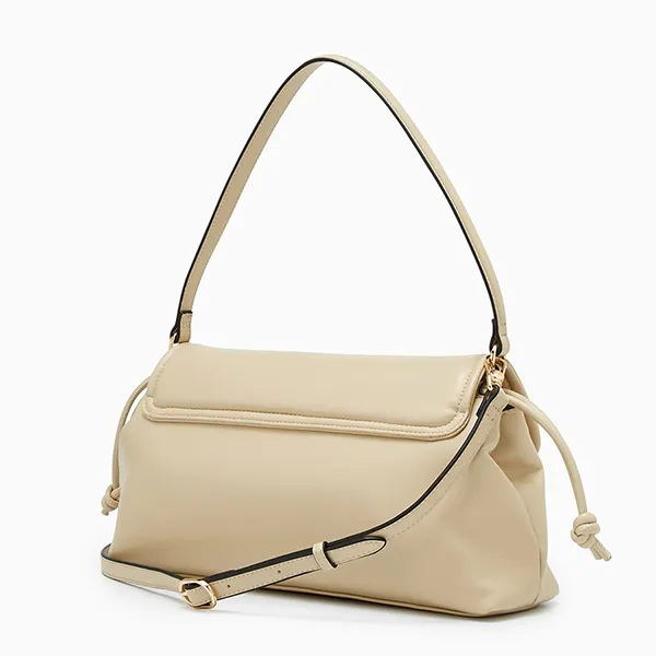 Túi Đeo Chéo Nữ Lyn Nyxia Infinite Puffy Crossbody Bag Beige LL25CBM259 Màu Be - Túi xách - Vua Hàng Hiệu