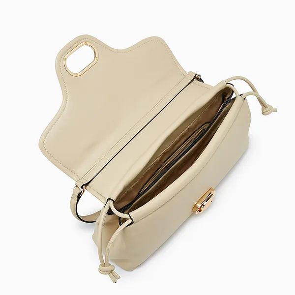Túi Đeo Chéo Nữ Lyn Nyxia Infinite Puffy Crossbody Bag Beige LL25CBM259 Màu Be - Túi xách - Vua Hàng Hiệu