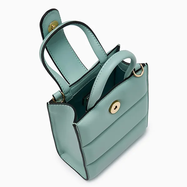 Túi Đeo Chéo Nữ Lyn Nyxia Infinite Puffy Mini Tote Bag Light Blue LL25CBM261 Màu Xanh