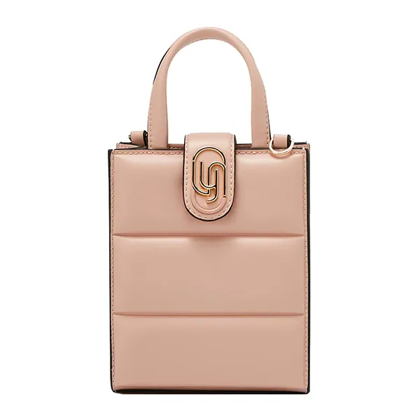 Túi Đeo Chéo Nữ Lyn Nyxia Infinite Puffy Mini Tote Bag Light Pink LL25CBM261 Màu Hồng