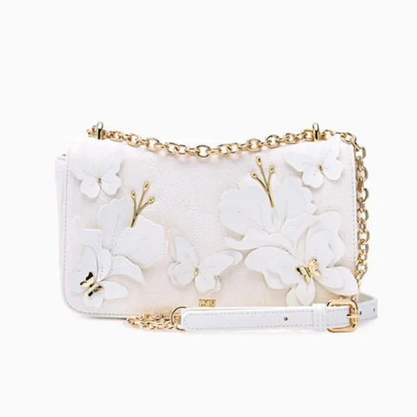 Túi Đeo Chéo Nữ Lyn Papier S Crossbody Bag White LL25CBS276 Màu Trắng - Túi xách - Vua Hàng Hiệu