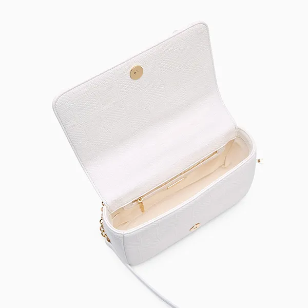 Túi Đeo Chéo Nữ Lyn Papier S Crossbody Bag White LL25CBS276 Màu Trắng - Túi xách - Vua Hàng Hiệu