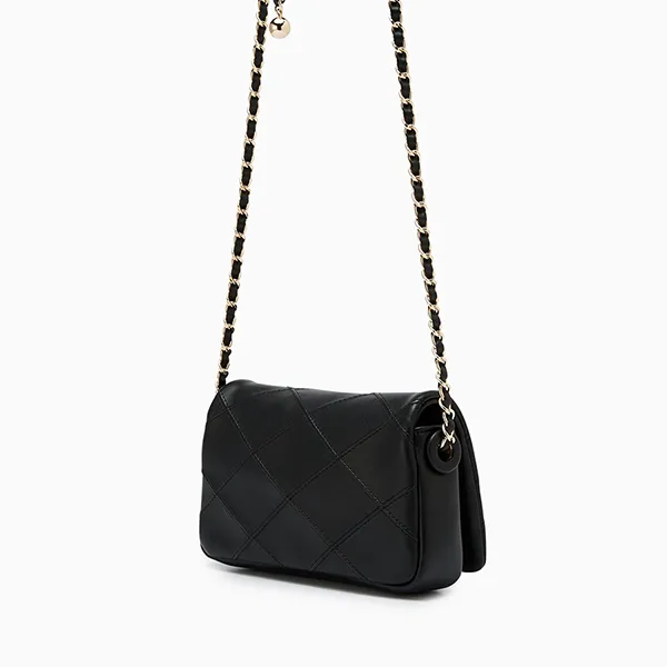 Túi Đeo Chéo Nữ Lyn Suva Xs Crossbody Bag Black LL25CBF212 Màu Đen - Túi xách - Vua Hàng Hiệu