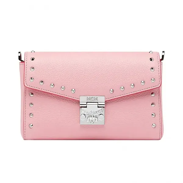 Túi Đeo Chéo Nữ MCM Millie Studded Park Avenue Crossbody Bag MYZ9SME15QB Màu Hồng