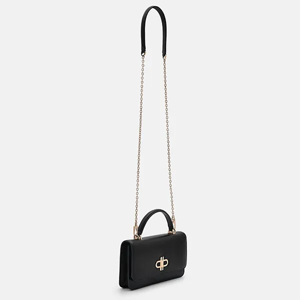 Túi Đeo Chéo Nữ Pedro Studio Leather Travel Organizer Black PW4-35940023 Màu Đen - Túi xách - Vua Hàng Hiệu