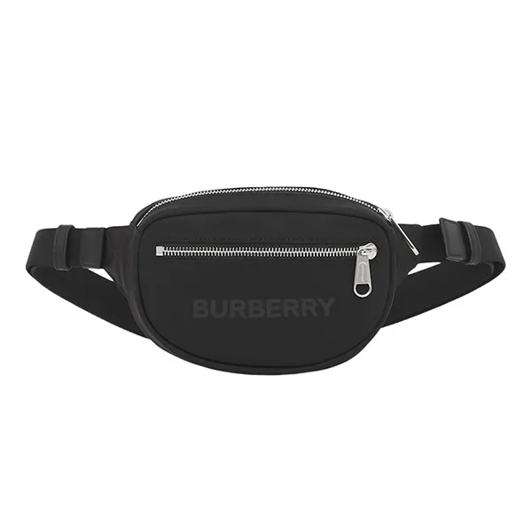 Túi Đeo Hông Nam Burberry Small Logo Print Nylon Cannon Bum Bag Màu Đen - Túi xách - Vua Hàng Hiệu