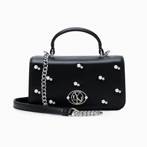 Túi Đeo Chéo Nữ Lyn Calla XS Crossbody Bag Black LL25CBF129 Màu Đen - Túi xách - Vua Hàng Hiệu