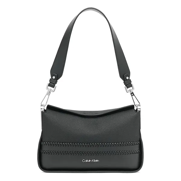 Túi Đeo Vai Nữ Calvin Klein CK Fay Magnetic Woman Shoulder Bag Black Màu Đen - Túi xách - Vua Hàng Hiệu