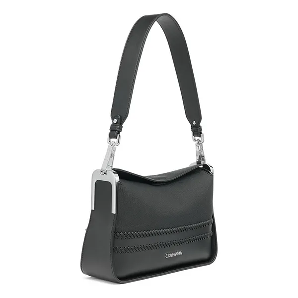 Túi Đeo Vai Nữ Calvin Klein CK Fay Magnetic Woman Shoulder Bag Black Màu Đen - Túi xách - Vua Hàng Hiệu