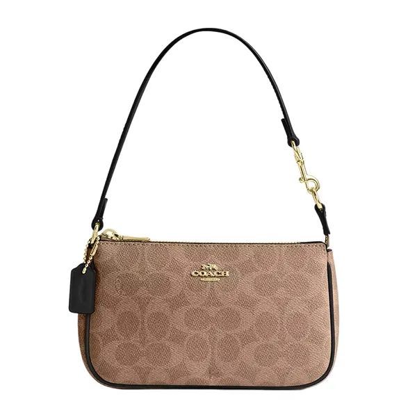 Túi Đeo Vai Coach Nolita 19 In Signature Canvas Shoulder Bag CW426 Màu Nâu