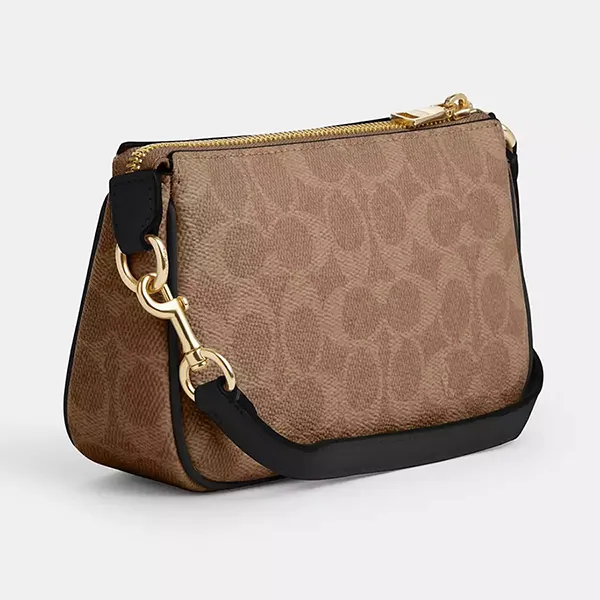 Túi Đeo Vai Coach Nolita 19 In Signature Canvas Shoulder Bag CW426 Màu Nâu