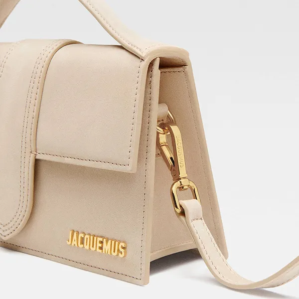 Túi Đeo Vai Nữ Jacquemus Le Grand Bambino Suede Dark Beige Bag 213BA007-3066-180 Màu Be Đậm - Túi xách - Vua Hàng Hiệu