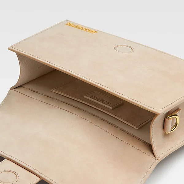 Túi Đeo Vai Nữ Jacquemus Le Grand Bambino Suede Dark Beige Bag 213BA007-3066-180 Màu Be Đậm - Túi xách - Vua Hàng Hiệu