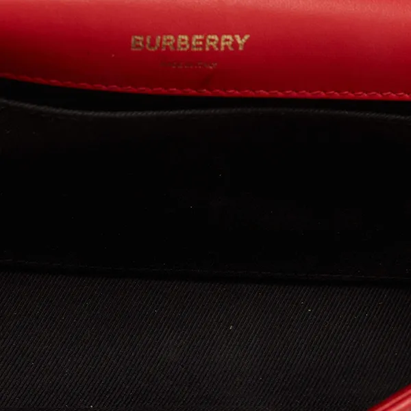 Túi Đeo Vai Nữ Burberry Red Quilted Leather Small Lola Chain Shoulder Bag Màu Đỏ - Túi xách - Vua Hàng Hiệu