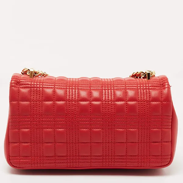 Túi Đeo Vai Nữ Burberry Red Quilted Leather Small Lola Chain Shoulder Bag Màu Đỏ - Túi xách - Vua Hàng Hiệu