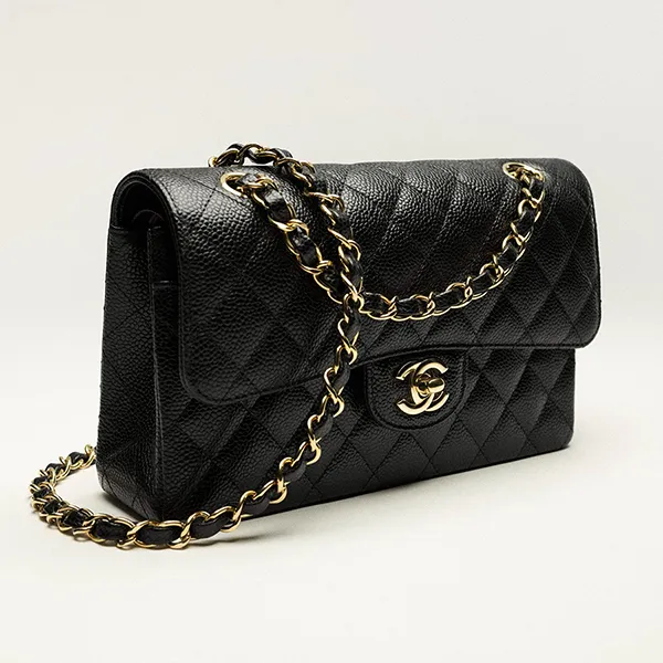 Túi Đeo Vai Nữ Chanel Small Classic Handbag A01113Y01864C3906 Màu Đen