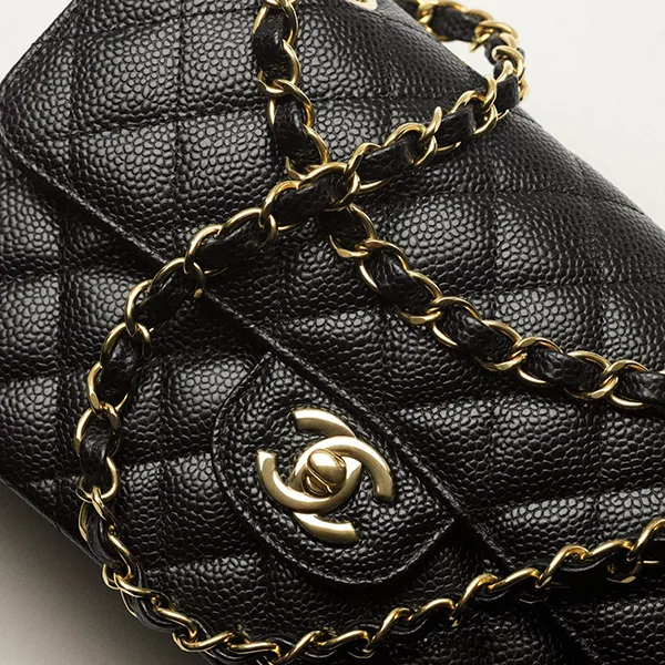 Túi Đeo Vai Nữ Chanel Small Classic Handbag A01113Y01864C3906 Màu Đen