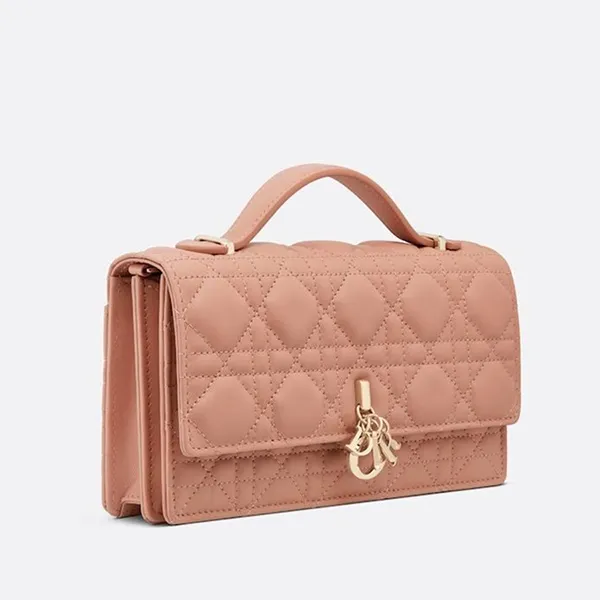 Túi Đeo Vai Nữ Dior Miss Dior Mini Bag 'Rose Des Vents' S0980ONMJ-M49P Màu Hồng - Túi xách - Vua Hàng Hiệu