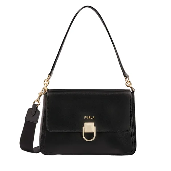 Túi Đeo Vai Nữ Furla Circe Shoulder Bag Màu Đen - Túi xách - Vua Hàng Hiệu
