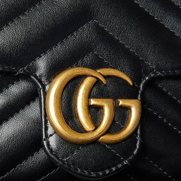 Túi Đeo Vai Nữ Gucci GG Marmont Shoulder Bag 751526 AACCE 1061 Màu Đen - Túi xách - Vua Hàng Hiệu