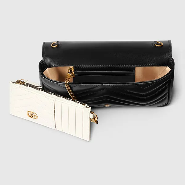 Túi Đeo Vai Nữ Gucci GG Marmont Shoulder Bag 751526 AACCE 1061 Màu Đen - Túi xách - Vua Hàng Hiệu