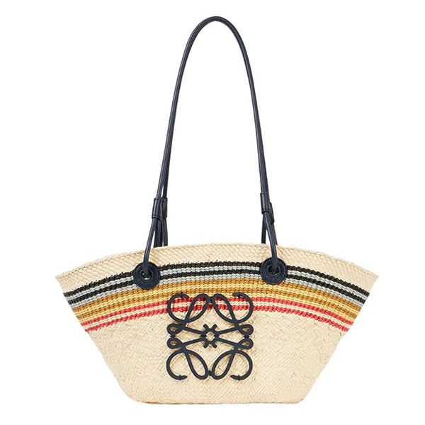Túi Đeo Vai Nữ Loewe Paula's Ibiza Anagram Small Basket Bag Màu Be - Túi xách - Vua Hàng Hiệu