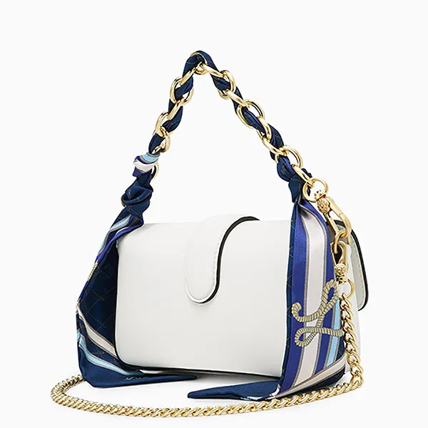 Túi Đeo Vai Nữ Lyn Artemis Flap Wallet On Chain - White LL25CWF078 Màu Trắng - Túi xách - Vua Hàng Hiệu
